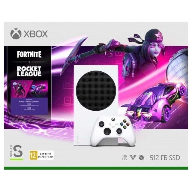 Игровая приставка Microsoft Xbox Series S + FORTNITE + ROCKET LEAGUE Белый | Фото 4 из 4