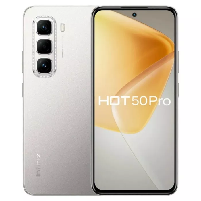 Смартфон Infinix Hot 50 Pro 8/128GB Серый (Titanium Grey) EAC | Фото 1 из 1