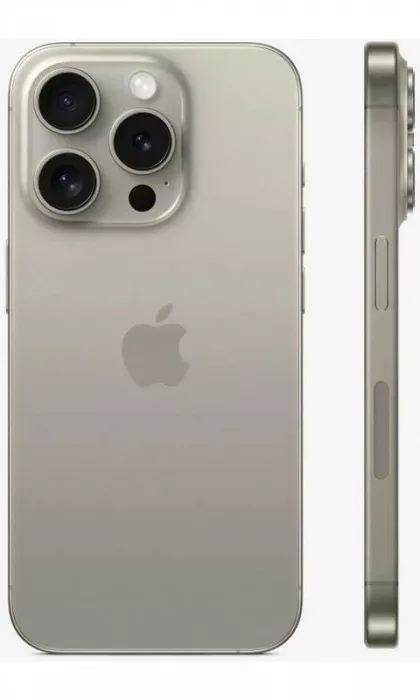 Смартфон Apple iPhone 15 Pro 128GB Титан (Natural Titanium) DualSim | Фото 2 из 6