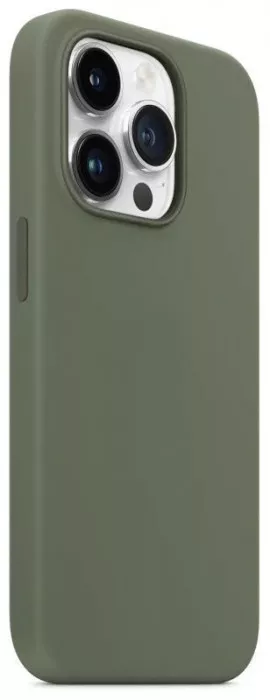 Чехол Silicone Case with Magsafe для iPhone 14 Pro Max Olive | Фото 2 из 4