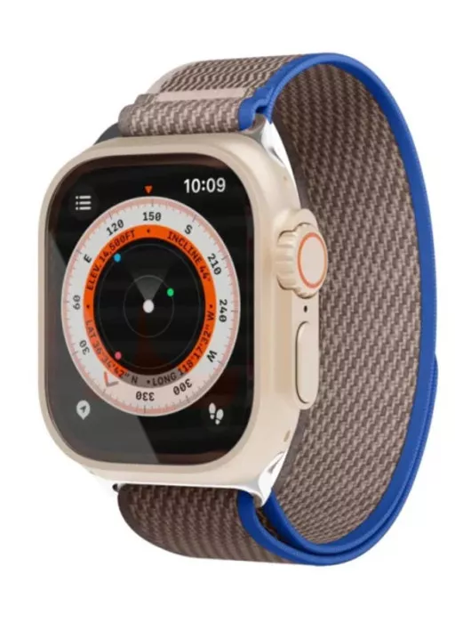 Ремешок нейлоновый Trail Band VLP для Apple Watch 42/44/45/49mm Синий-серый | Фото 1 из 2