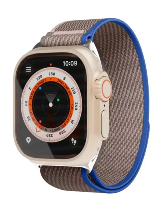 Ремешок нейлоновый Trail Band VLP для Apple Watch 42/44/45/49mm Синий-серый | Фото 2 из 2