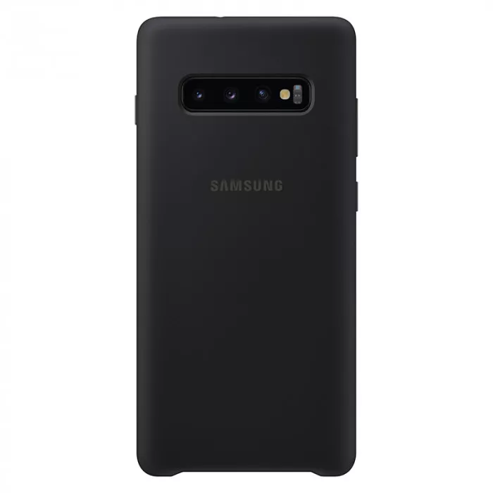 Чехол Silicone Cover для Samsung Galaxy S10 Plus Черный | Фото 2 из 3