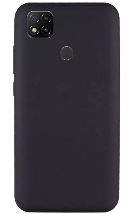 Чехол Silicone cover для Redmi 9C Черный | Фото 1 из 2