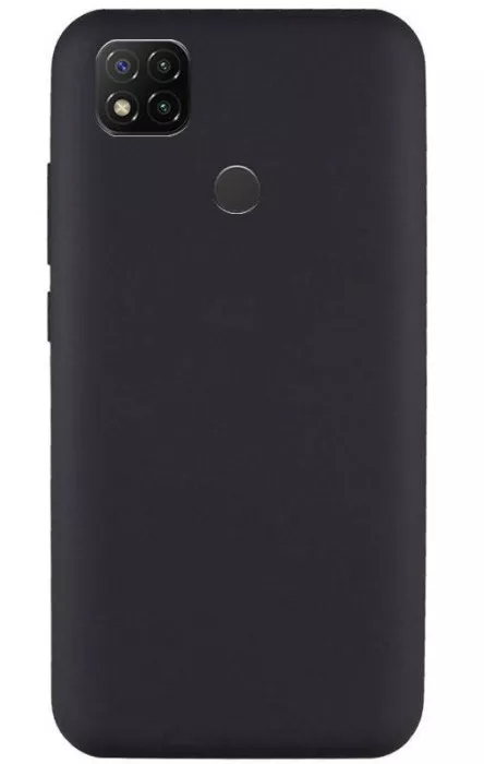 Чехол Silicone cover для Redmi 9C Черный | Фото 2 из 2