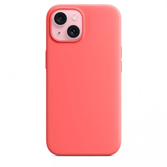 Чехол Silicone Case MagSafe для iPhone 15 Guava | Фото 1 из 5
