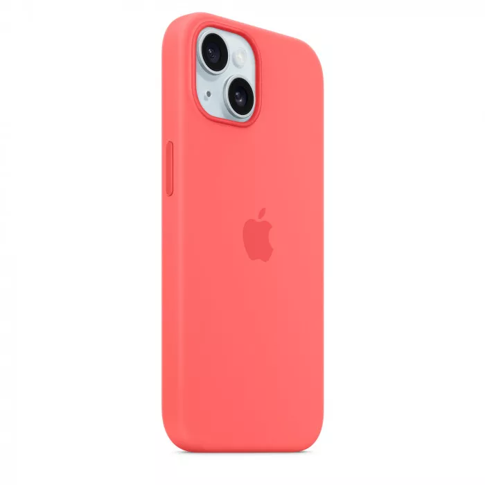 Чехол Silicone Case MagSafe для iPhone 15 Guava | Фото 3 из 5