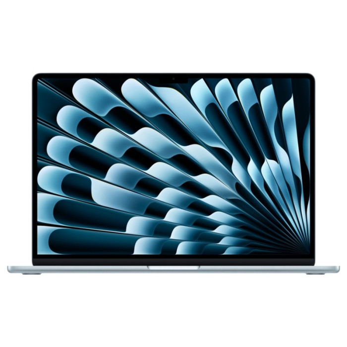 Ноутбук Apple MacBook Air 15 2025 MC7A4 (Apple M4, 10-Core CPU, 10-Core GPU, 16GB/256GB SSD) Небесно-голубой (Sky Blue) | Фото 1 из 5