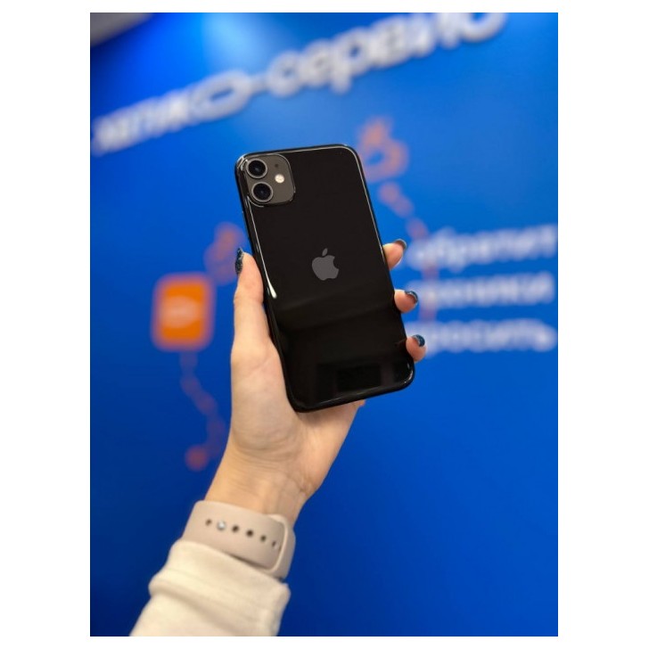 Б/у Смартфон Apple iPhone 11 128GB Черный RU | Фото 7 из 7