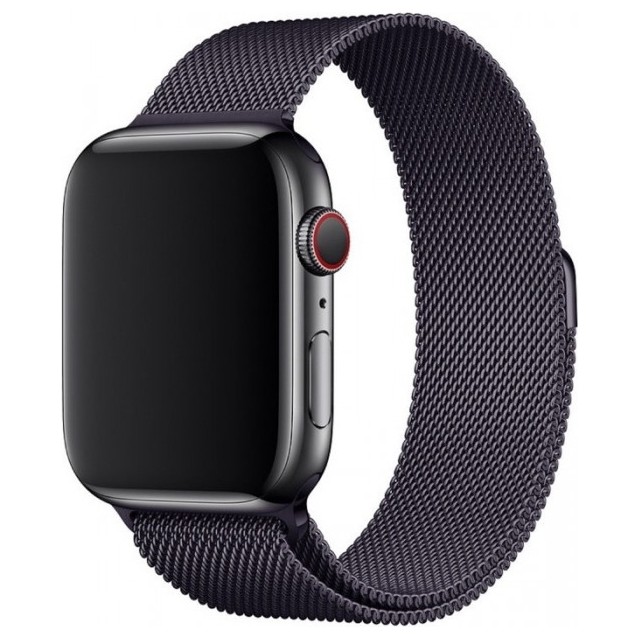 Ремешок Gurdini Milanese Loop для Apple Watch 42/44mm Серый (Gray)