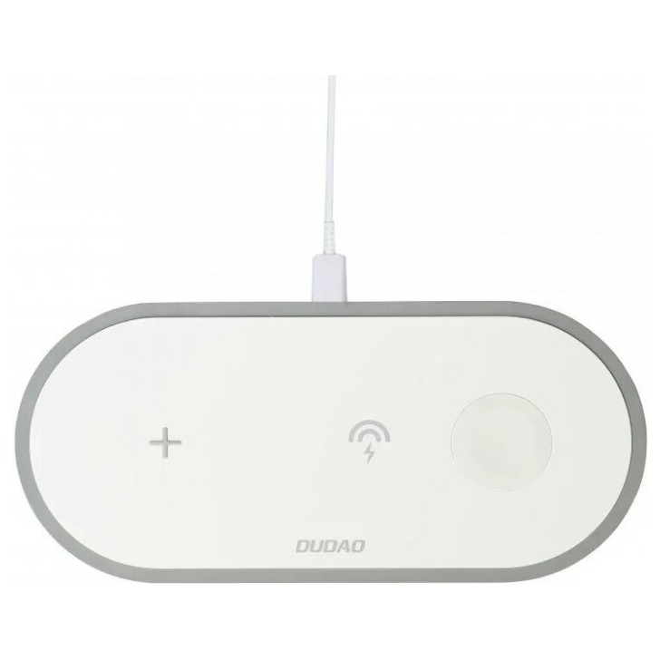 Беспроводная зарядная станция Dudao 3 in 1 Wireless Charge Белый | Фото 1 из 2
