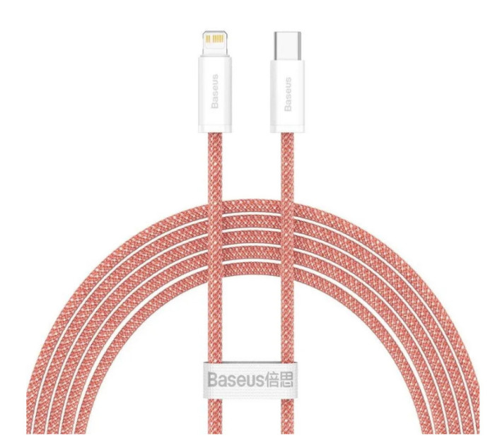 Кабель Baseus Dynamic Series Fast Charging Data Cable Type-C to Lightning 20W 2m Оранжевый (CALD000107)