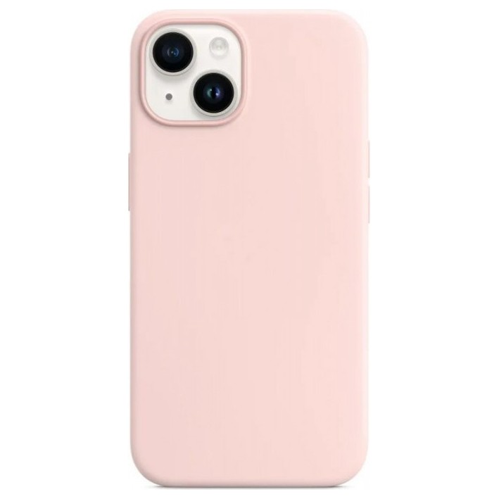 Чехол Silicone Case with Magsafe для iPhone 14 Plus Розовый (Chalk Pink)