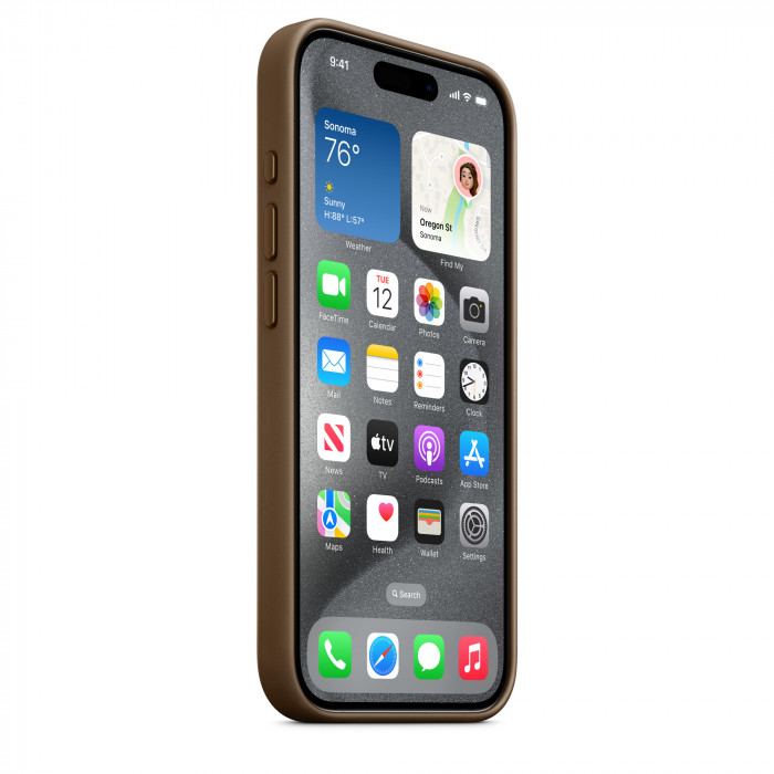 Чехол FineWoven Case MagSafe для iPhone 15 Pro Max Taupe