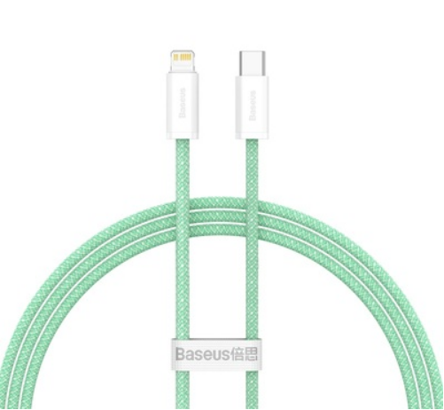 Кабель Baseus Dynamic Series Fast Charging Data Cable Type-C to Lightning 20W 2m Зеленый (CALD000106)