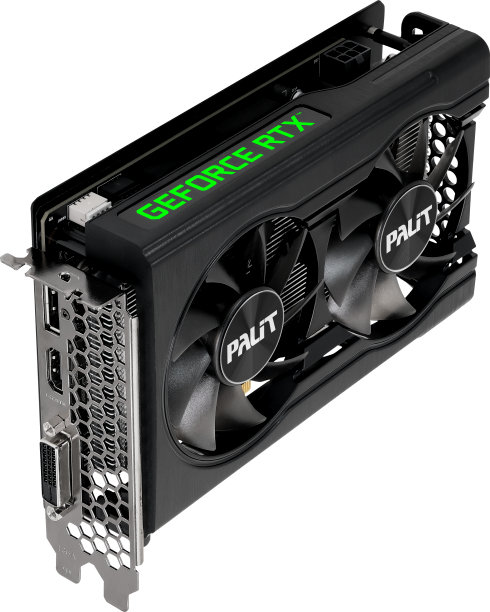 Видеокарта NVIDIA GeForce RTX 3050 Palit Dual 8Gb (NE63050018P1-1070D)