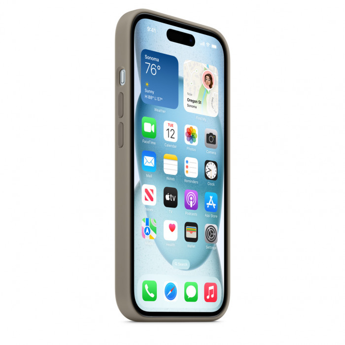Чехол Silicone Case MagSafe для iPhone 15 Clay