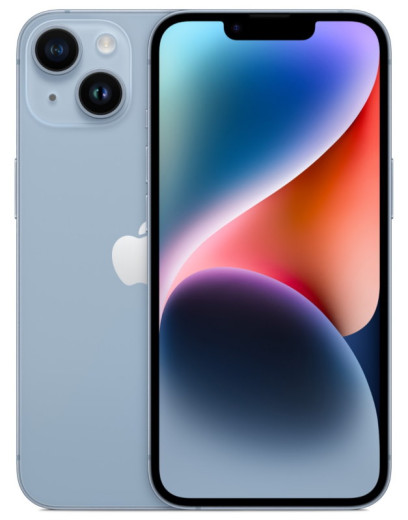 Смартфон Apple iPhone 14 128GB Голубой (Blue) nano SIM + eSIM — 