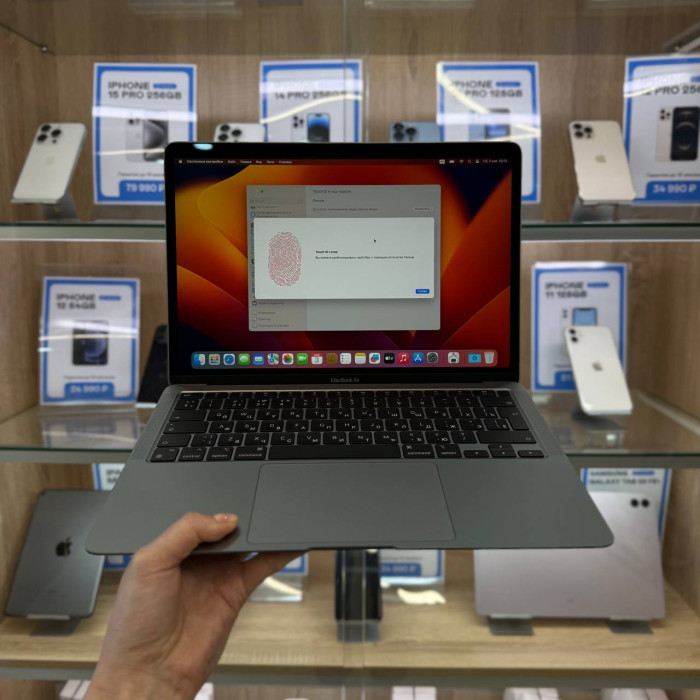 Уценка Ноутбук Apple MacBook Air 13 Late 2020 MGN63 (Apple M1, 8GB/256GB, 7-Core GPU) Серый космос | Фото 5 из 5