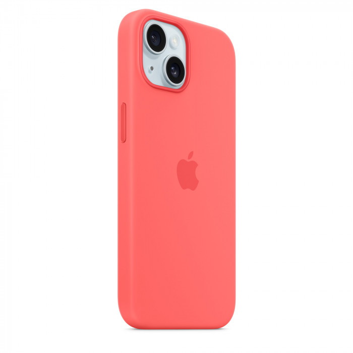 Чехол Silicone Case MagSafe для iPhone 15 Guava