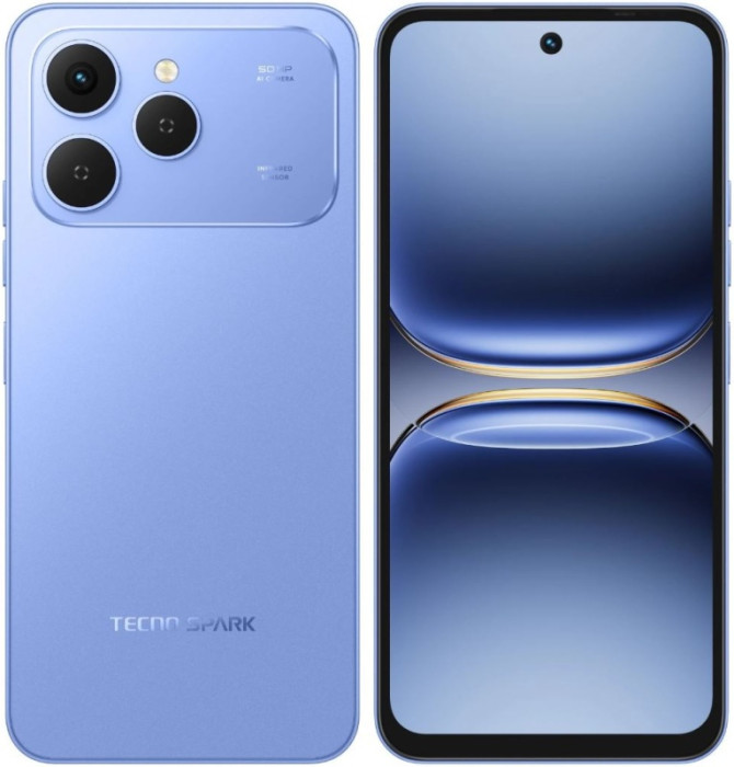 Смартфон TECNO SPARK 40 4/256GB Синий (Mirage Blue)