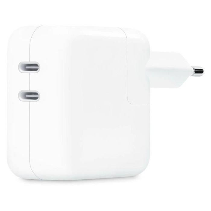 Зарядное устройство Apple 35W Dual USB-C Port Power Adapter MNWP3AM Белый