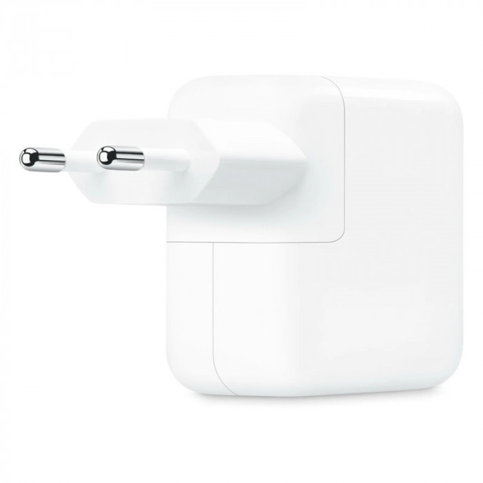 Зарядное устройство Apple 35W Dual USB-C Port Power Adapter MNWP3AM Белый