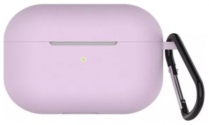Чехол Gurdini SoftTouch c карабином для Airpods Pro 2 Пурпурный | Фото 2 из 3
