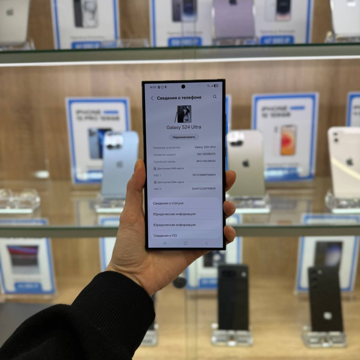 Б/У Смартфон Samsung Galaxy S24 Ultra 12/256GB Черный