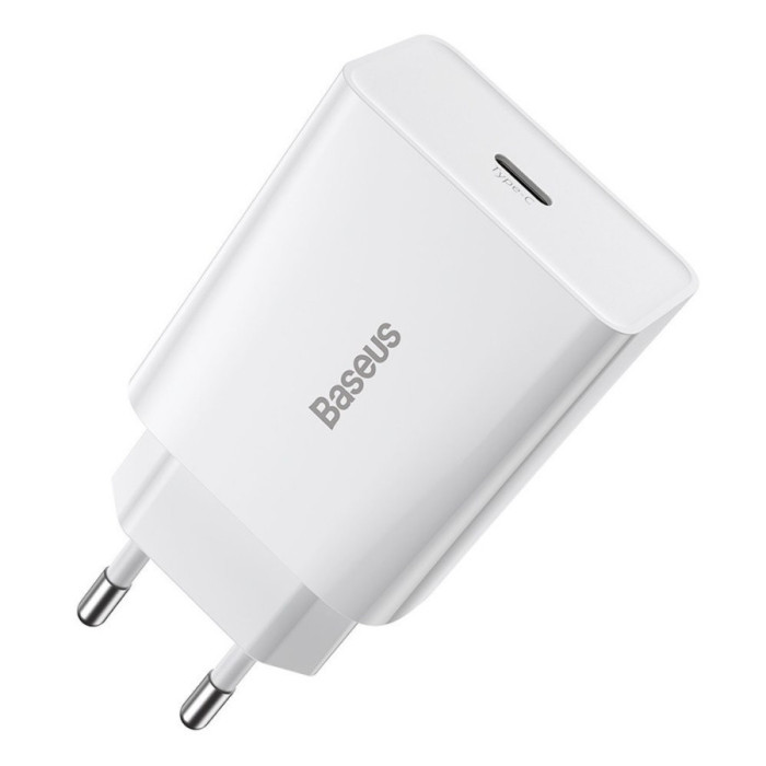 Зарядное устройство Baseus Speed Mini Charger USB-C 20W Белый (CCFS-SN02)