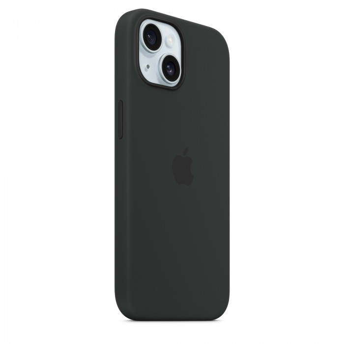 Чехол Silicone Case MagSafe для iPhone 15 Black