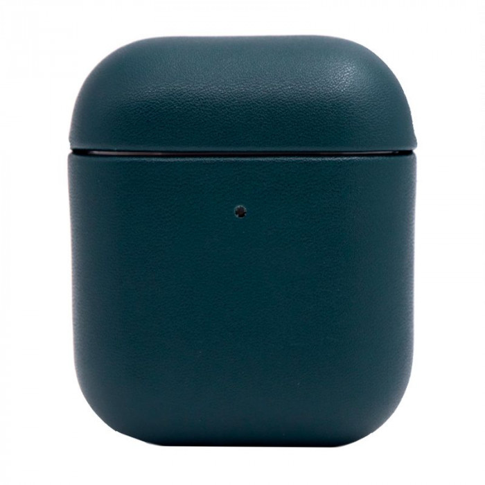 Чехол кожаный K-DOO LuxCraft для AirPods 1/2 Зеленый | Фото 1 из 4
