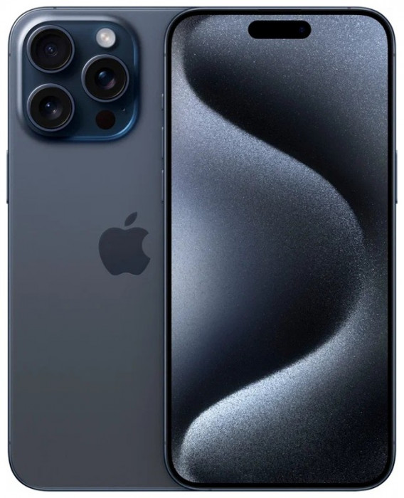 Смартфон Apple iPhone 15 Pro Max 512GB Синий (Blue Titanium) eSim | Фото 1 из 11