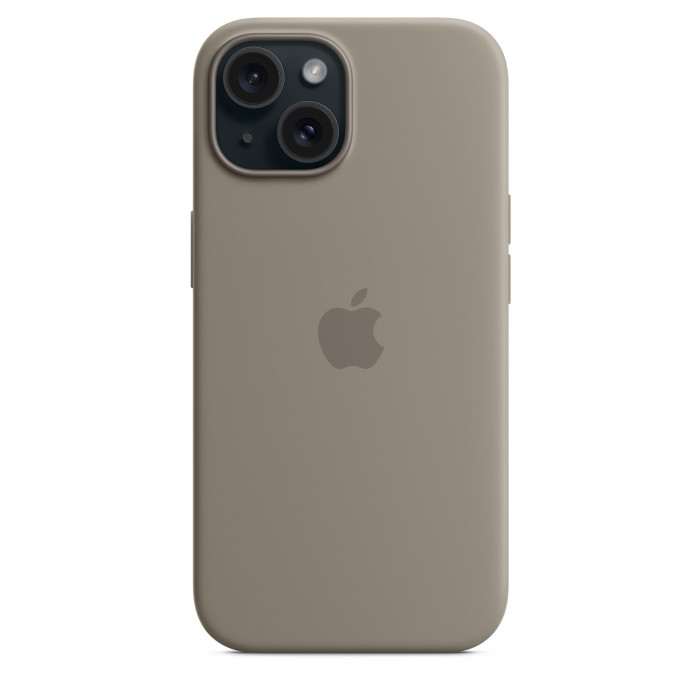 Чехол Silicone Case MagSafe для iPhone 15 Plus Clay