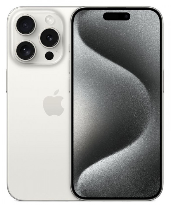 Смартфон Apple iPhone 15 Pro 1TB Белый (White Titanium) nano SIM + eSIM | Фото 1 из 4