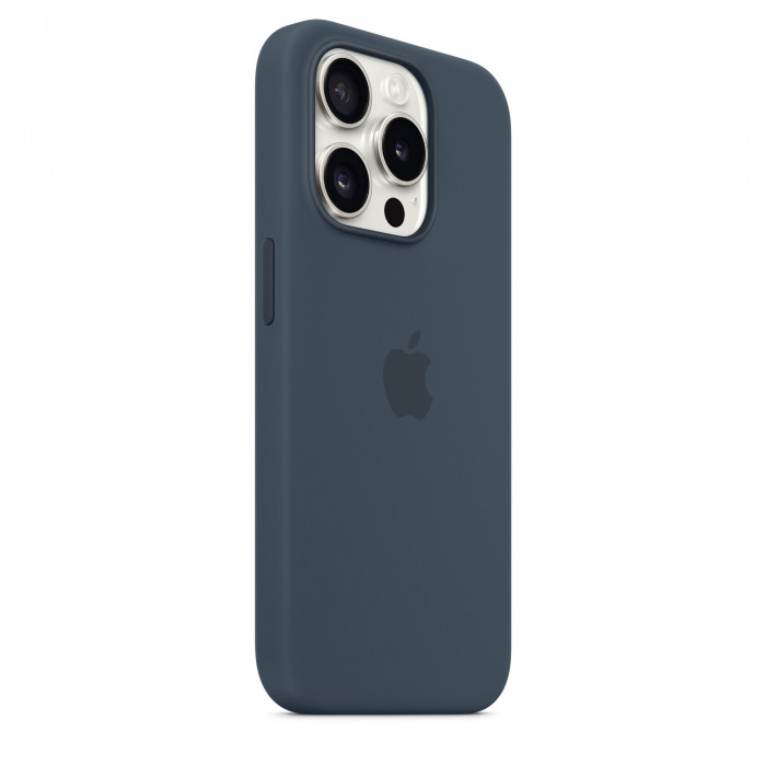 Чехол Silicone Case MagSafe для iPhone 15 Pro Strom Blue