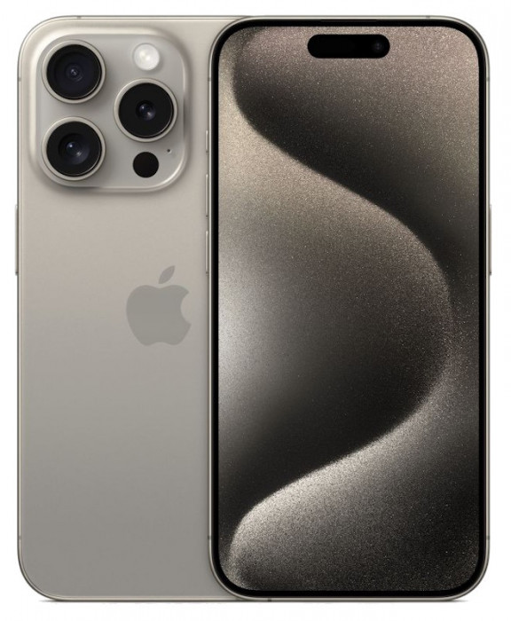 Смартфон Apple iPhone 15 Pro 512GB Титан (Natural Titanium) nano SIM + eSIM | Фото 1 из 4