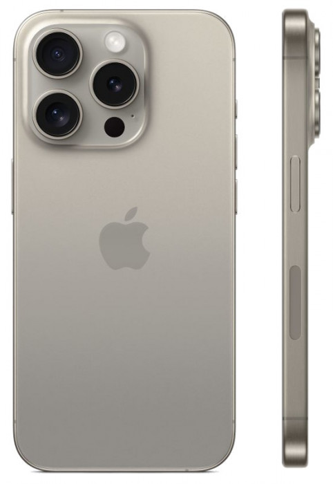 Смартфон Apple iPhone 15 Pro 512GB Титан (Natural Titanium) nano SIM + eSIM | Фото 2 из 4