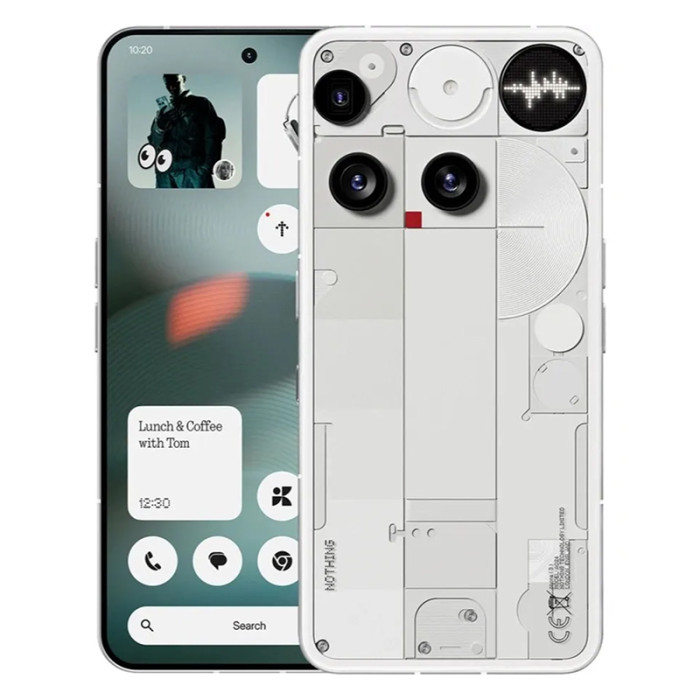 Смартфон Nothing Phone (3) 12/256GB Белый (White) | Фото 1 из 1