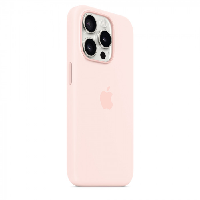 Чехол Silicone Case MagSafe для iPhone 15 Pro Light Pink
