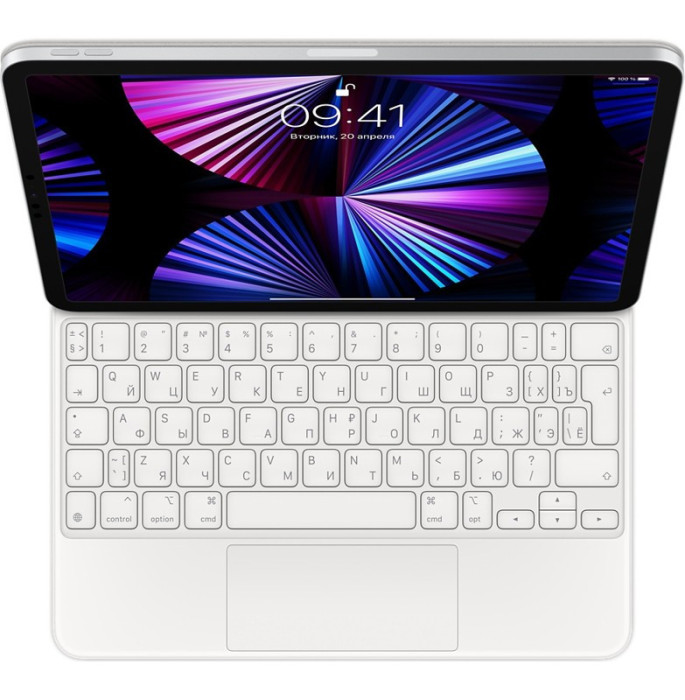 Клавиатура Apple Magic Keyboard для iPad Pro 11 (2021-22) и iPad Air 4/5 Белый (MJQJ3)