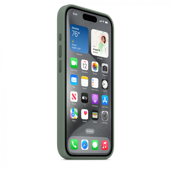 Чехол Silicone Case MagSafe для iPhone 15 Pro Cypress