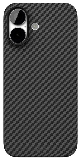 Чехол защитный VLP Kevlar Case с MagSafe для iPhone 17, черный