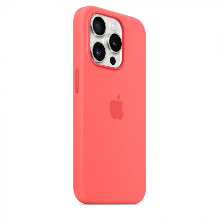 Чехол Silicone Case MagSafe для iPhone 15 Pro Guava
