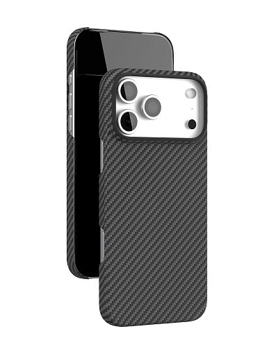 Чехол защитный VLP Kevlar Case с MagSafe для iPhone 17 Pro, черный