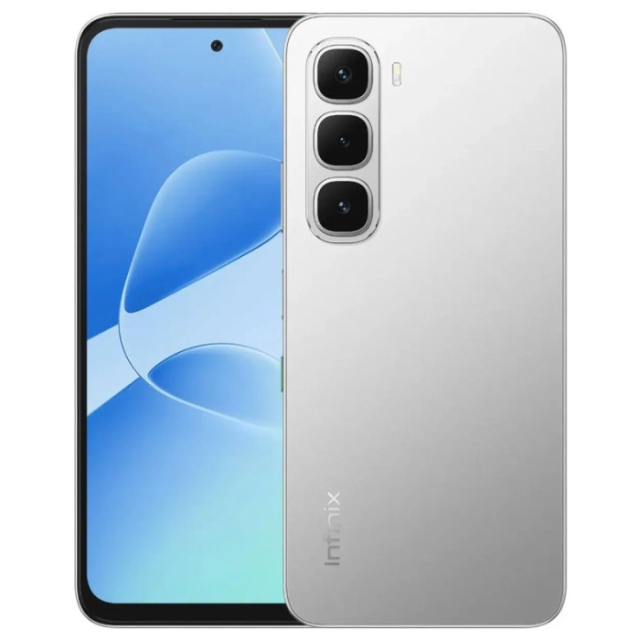 Смартфон Infinix Hot 60i 4G 4/256GB Титановое серебро (Titanium Silver)