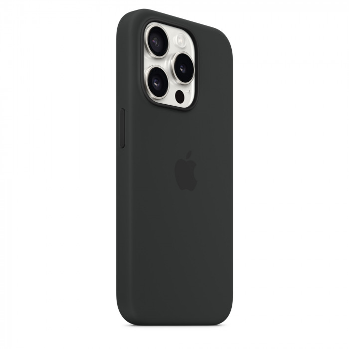 Чехол Silicone Case MagSafe для iPhone 15 Pro Black