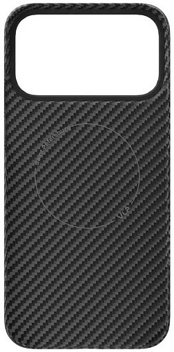 Чехол защитный VLP Kevlar Case с MagSafe для iPhone 17 Pro Max, черный