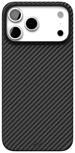 Чехол защитный VLP Kevlar Case с MagSafe для iPhone 17 Pro Max, черный