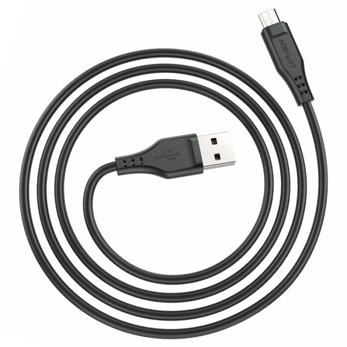 Кабель ACEFAST C3-09 USB-A - Micro-USB Черный